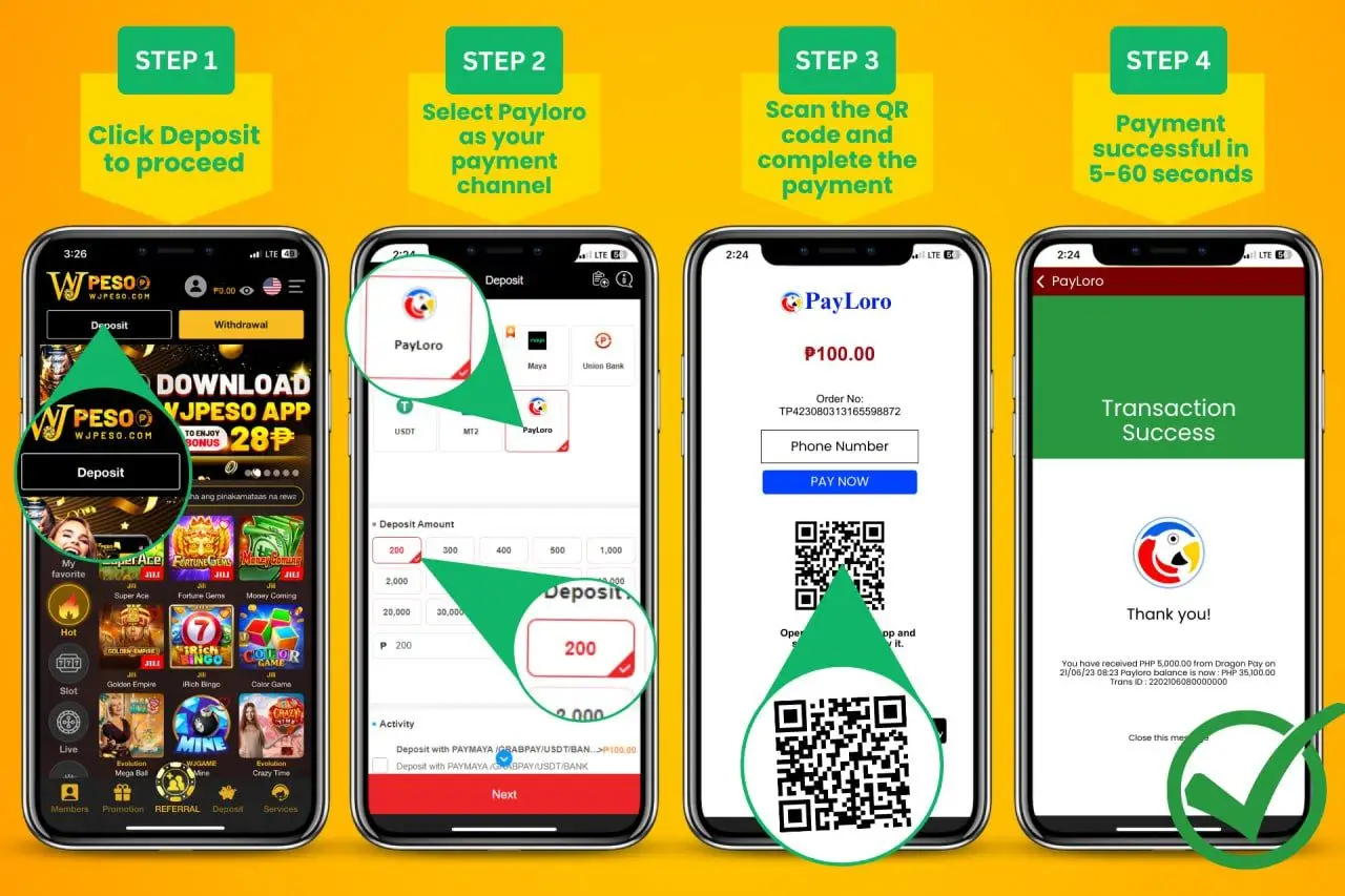 PHJili Casino deposit TThru Payloro